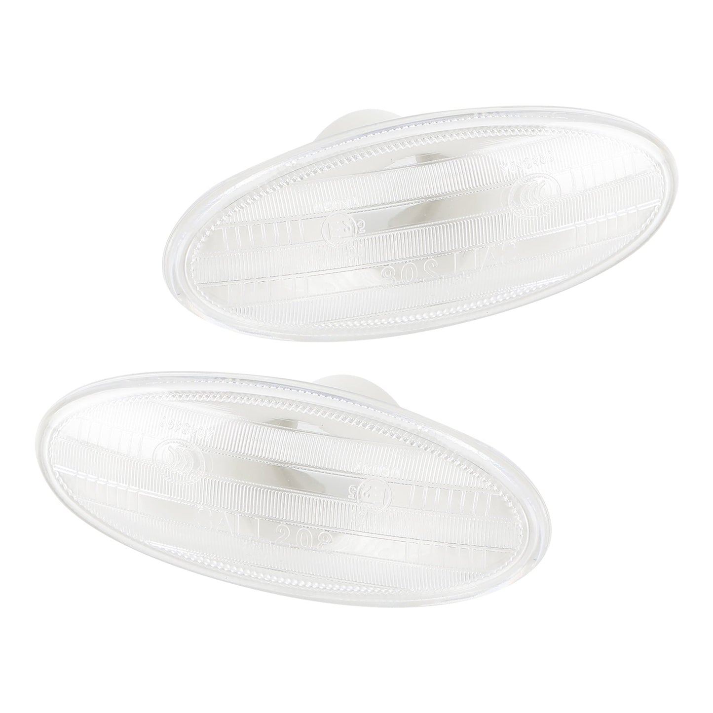 2x Clear Side Marker Lamp Turn Signal Light Housing per Nissan 26160-89900 Generico