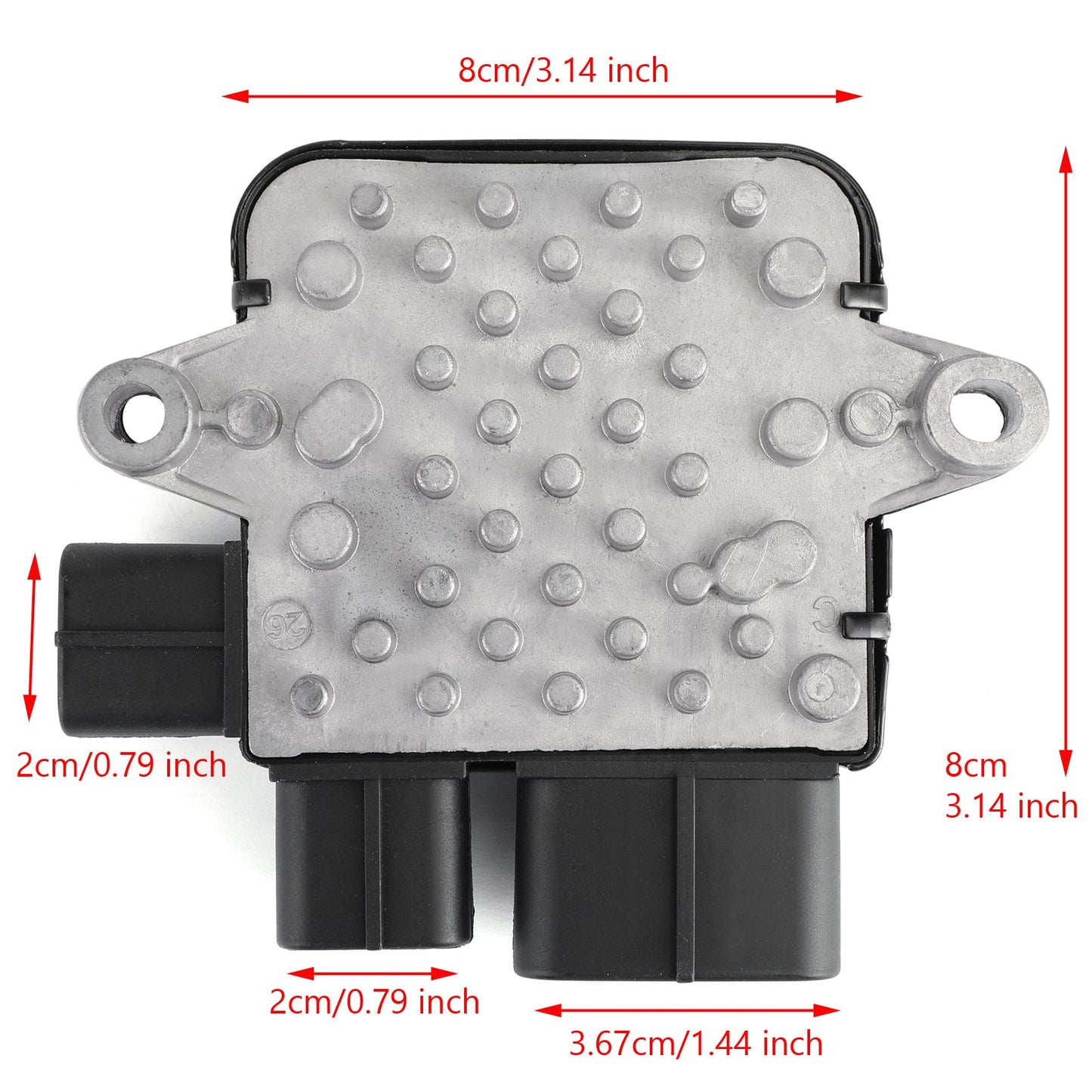 Modulo unità di controllo ventola di raffreddamento 1355A124 per Mitsubishi Outlander Lancer 2002-07 generico