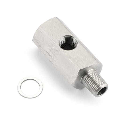 1/8" BSPT Sensore pressione olio Adattatore da T a NPT Alimentazione turbo Linea di alimentazione Mete Generico