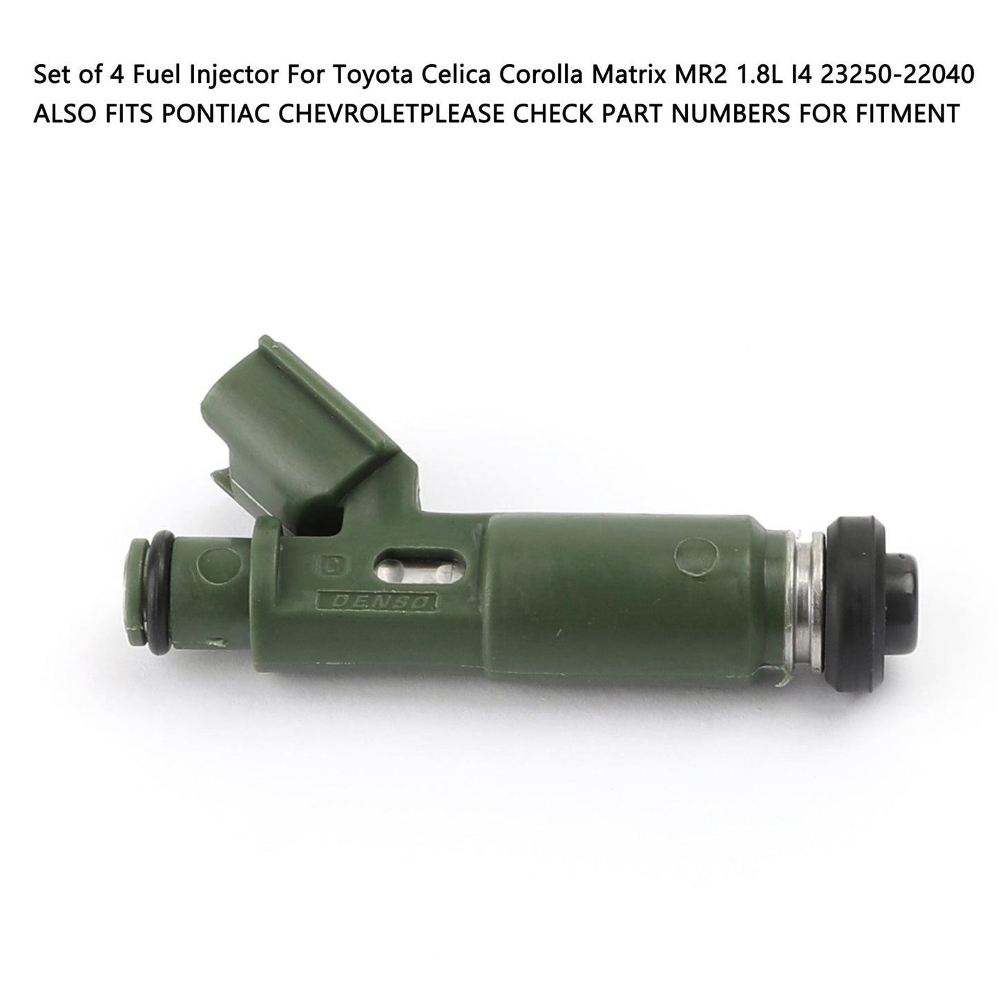 1/4 pcs Iniettori di Carburante fit Toyota Chevy Prizm Matrix Corolla 1.8L 23250-22040 Generico