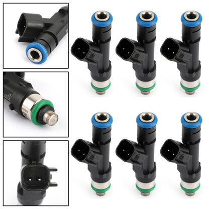Set (6) iniettori di carburante per veicoli Mitsubishi 3.7L 0280158020 generico