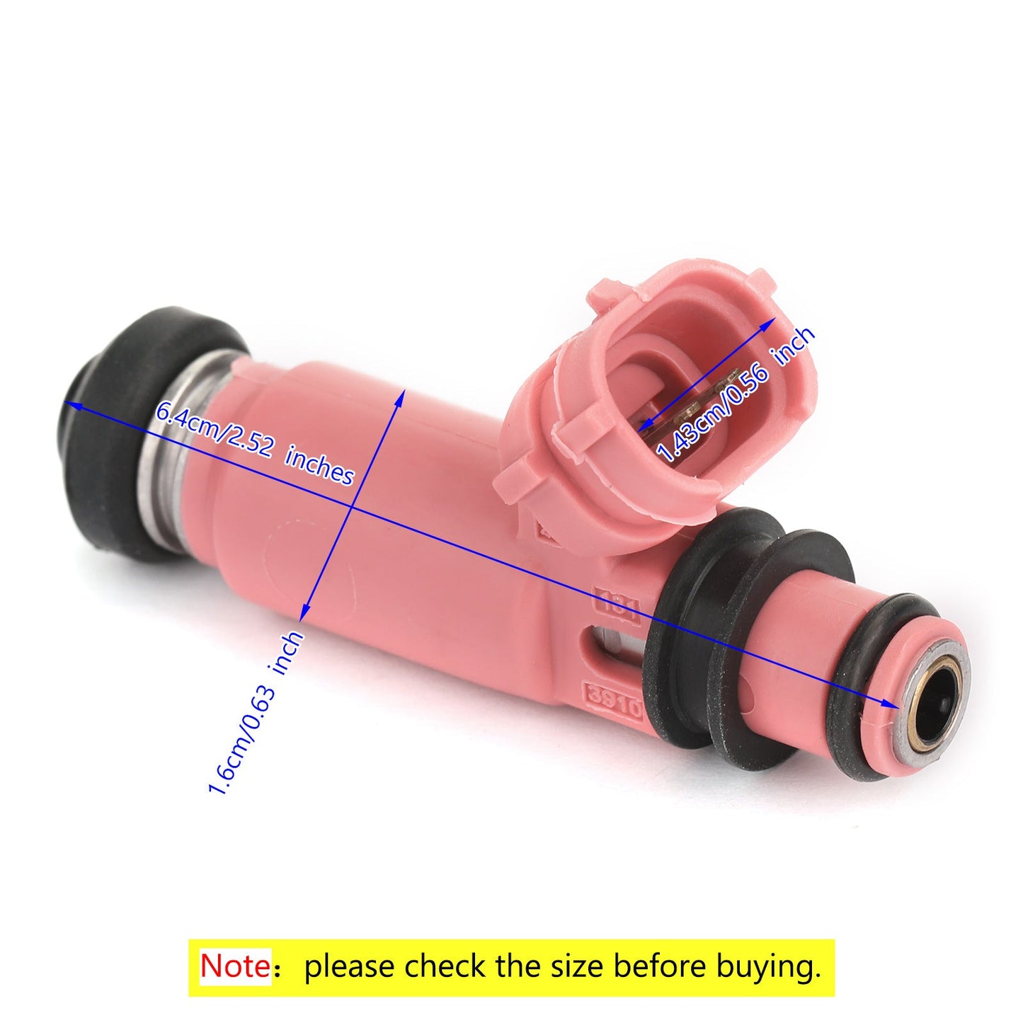 1 Pcs 565CC Iniettori di Carburante 16611AA370 Fit Sti WRX Forester Rosa 16611-Aa370 Generico