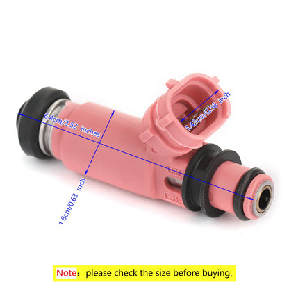 1 Pcs 565CC Iniettori di Carburante 16611AA370 Fit Sti WRX Forester Rosa 16611-Aa370 Generico