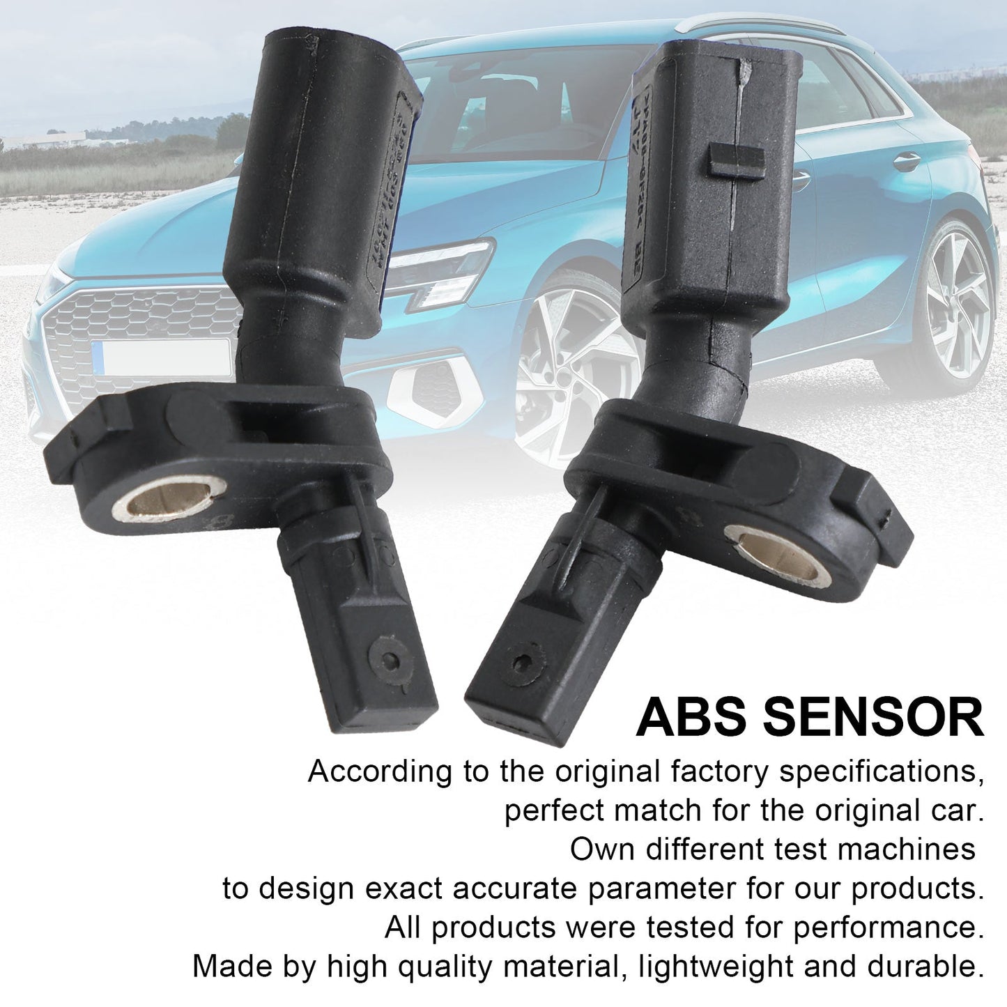 ABS sensore di velocità della ruota anteriore sinistro per Audi A3 VW Golf Skoda Fabia 6Q0927803A generico