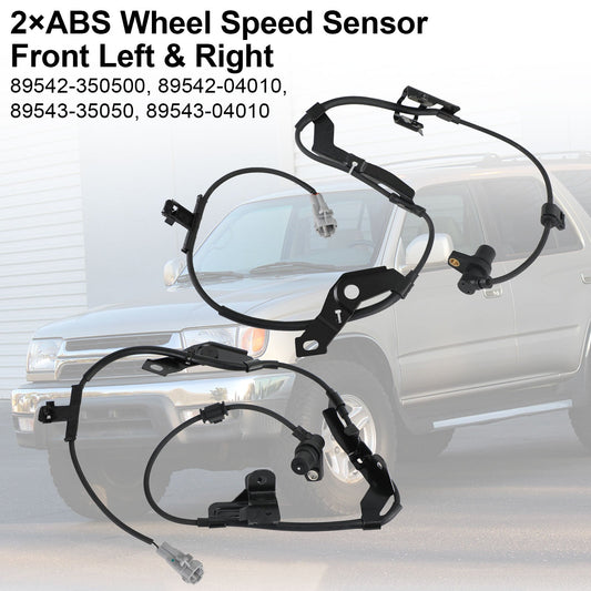 2 x sensore velocità ruota ABS anteriore sinistro e destro per Toyota Tacoma 1998-2004 generico