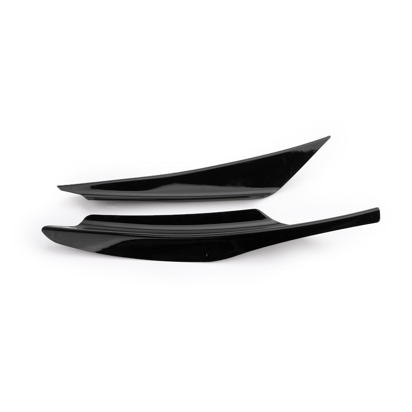 4pcs Universal Gloss Bk Car Paraurti Anteriore Pinne Body Splitter Spoiler Canards Generico