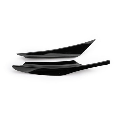 4pcs Universal Gloss Bk Car Paraurti Anteriore Pinne Body Splitter Spoiler Canards Generico