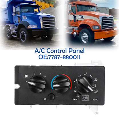 A/C Pannello di Controllo per Mack CH613 CV713 2001-2005 7787-880011 850-7450 11-1225 Generico