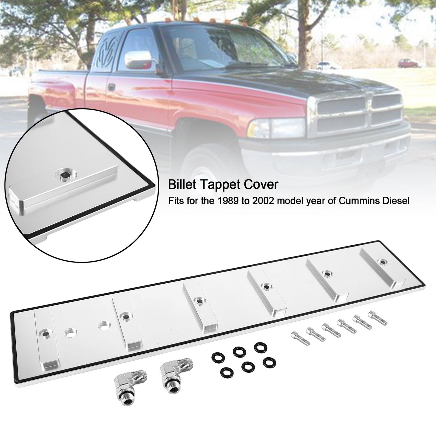 1989 - 2002 Cummin  5.9L Motori Diesel Billet Coperchio Punterie Generico