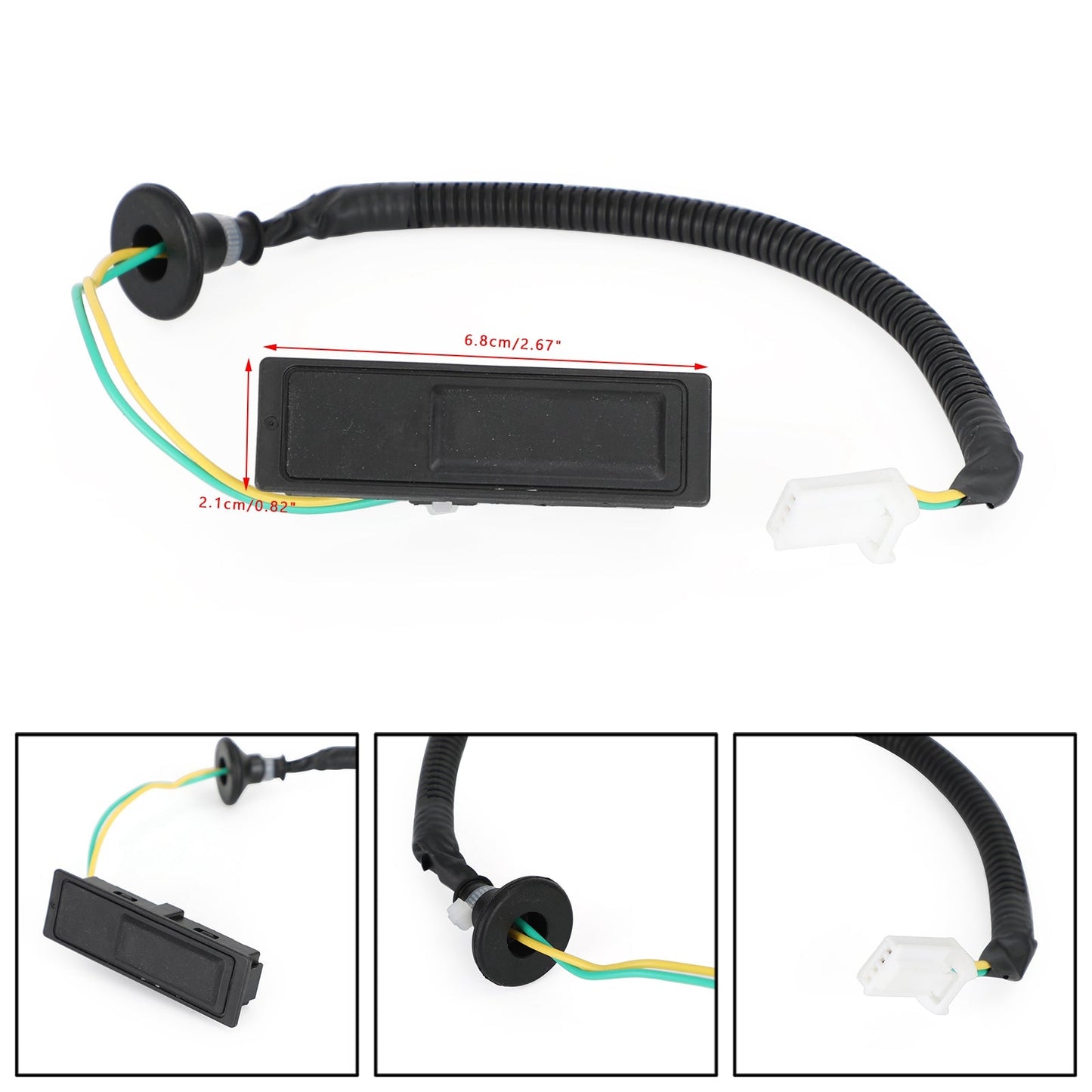 Interruttore di rilascio del coperchio del bagagliaio 25380-3JA0B per Nissan Pathfinder 2013-2019 253803JA0B generico