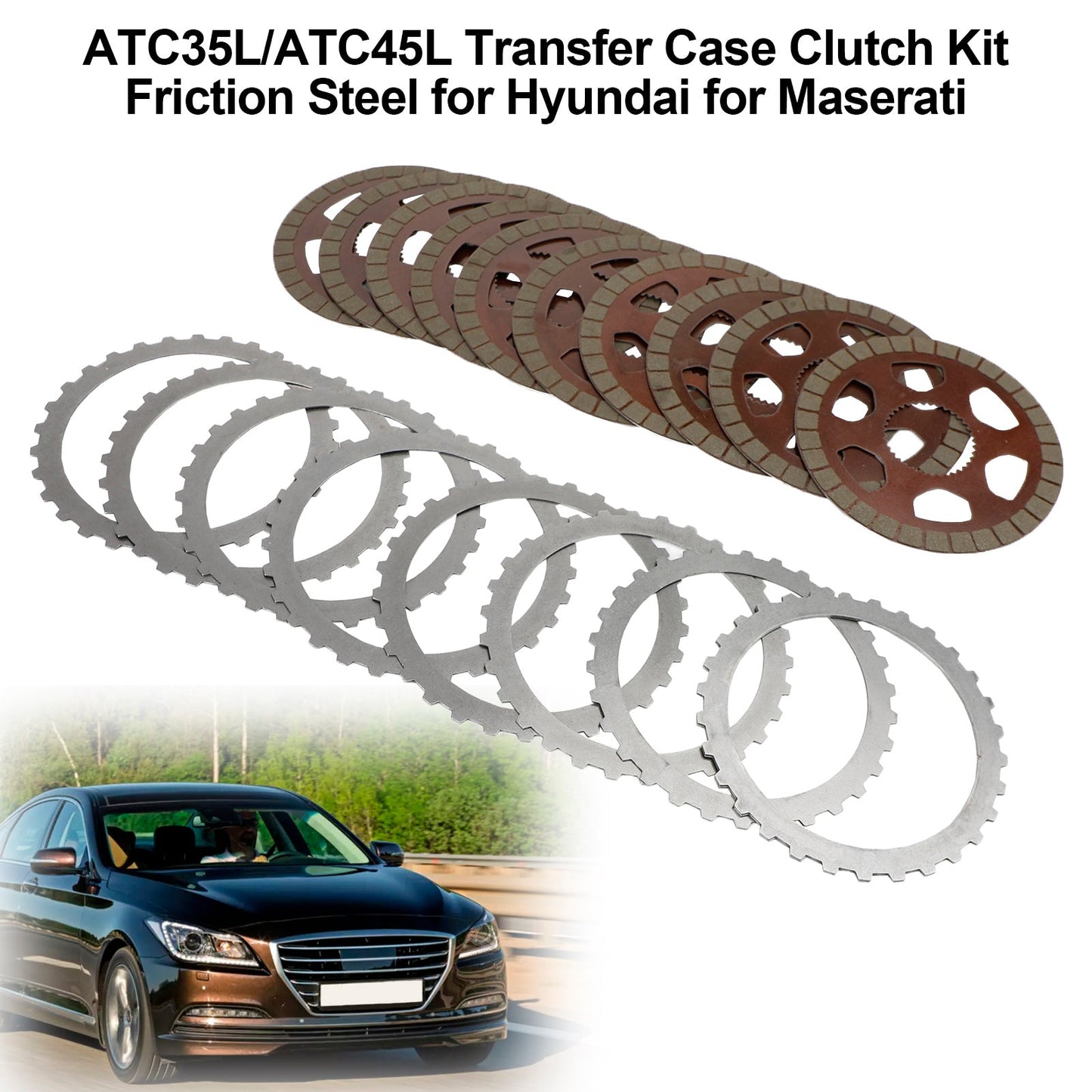 2011-2015 BMW x1 ATC35L Kit frizione frizione acciaio attrito