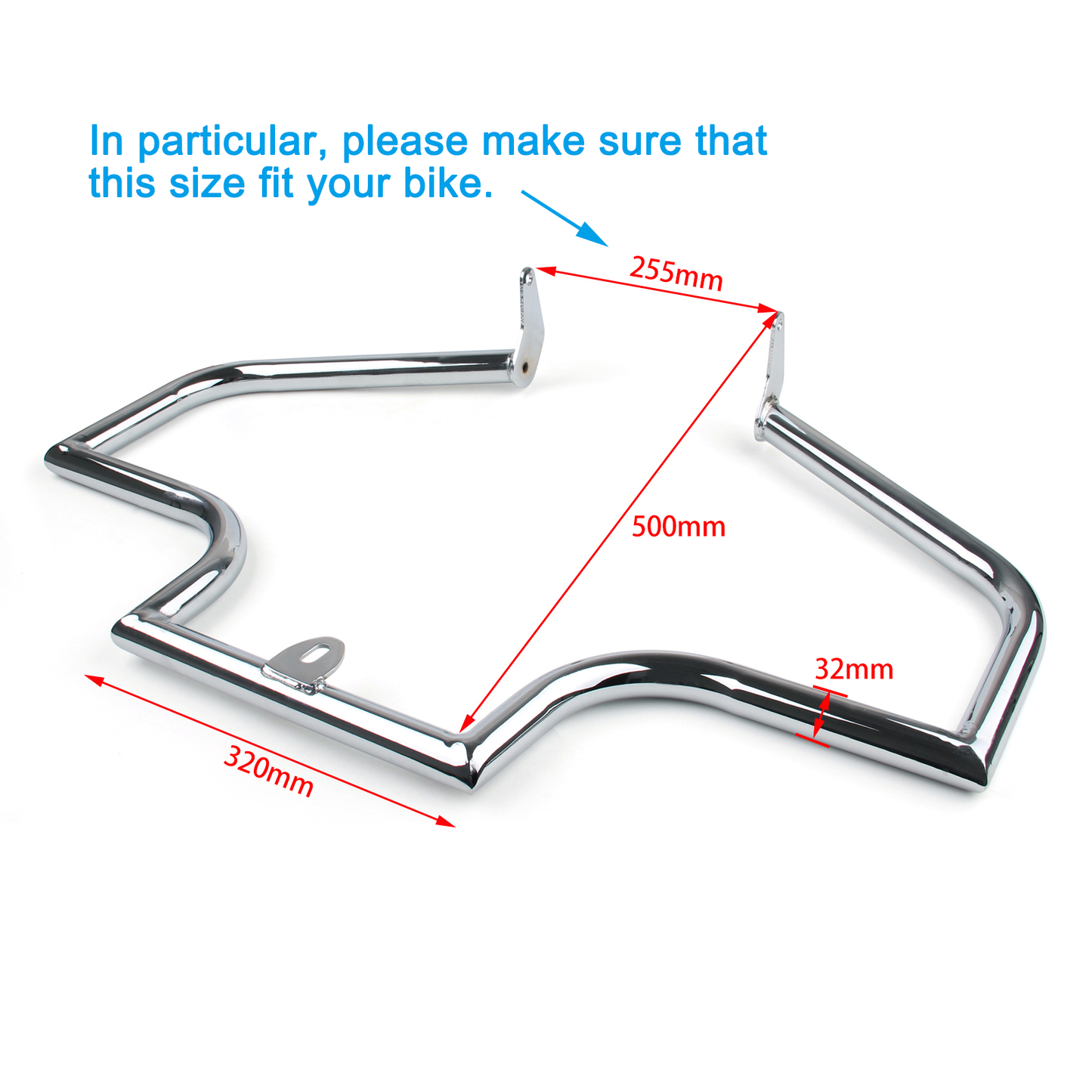 2000-2016 FLSTC Heritage Softail Classic FLSTF Fat Boy Protezione motore per motocicletta Crash Bar