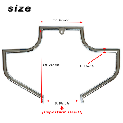 2000-2016 FLSTC Heritage Softail Classic FLSTF Fat Boy Protezione motore per motocicletta Crash Bar