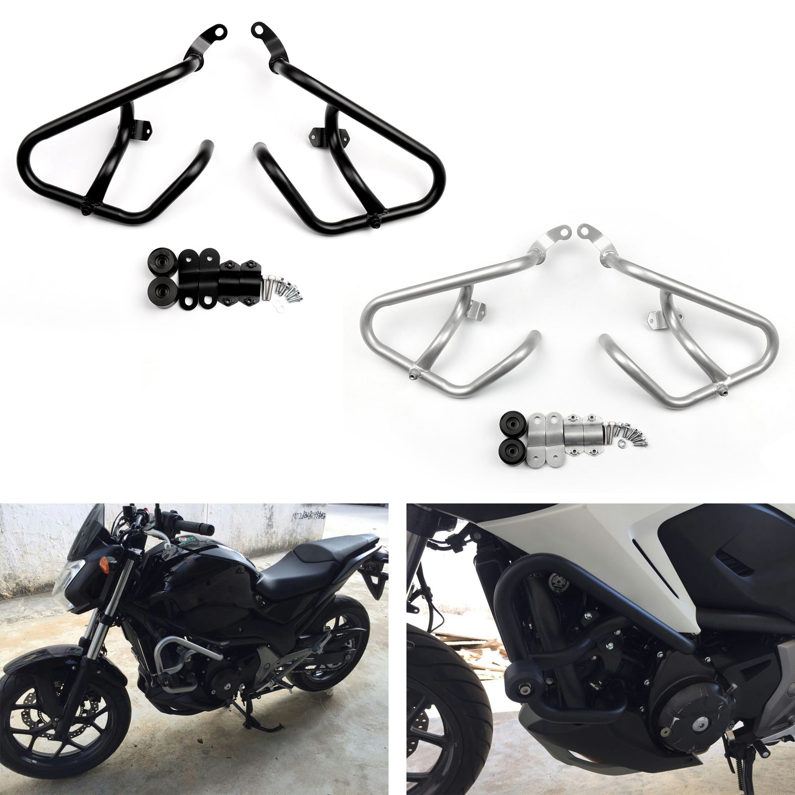 Engine Guard Crash Bar Protection For Honda NC750X NC750S NC700X NC700S 12-2016