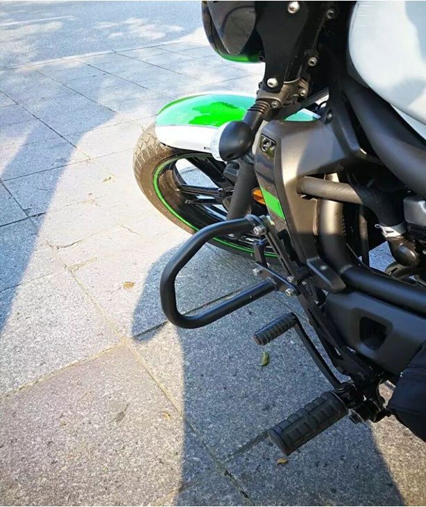 Paramotore nero per protezione motore per Kawasaki VN650 (Vulcan S) 2015-2022 generico