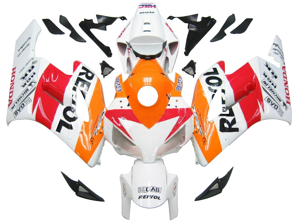 Carene 2004-2005 Honda CBR 1000 RR Bianco Arancio Repsol Racing Generico