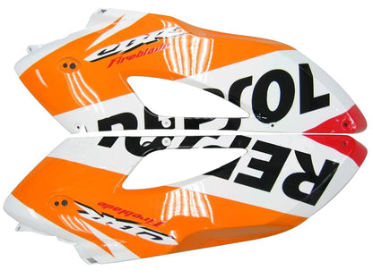 Amotopart Cladding Honda CBR1000RR 2004-2005 Cladding White Orange Repsol Racing Kit