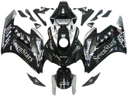 Amotopart rivestimento Honda CBR1000RR 2004-2005 Cladding Sevenstars Racing Black Fearing Kit