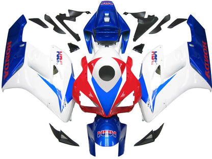 Amotopart Cladding Honda CBR1000RR 2004-2005 Cladding Clothes Red White? Kit di memoria di corse HRC blu