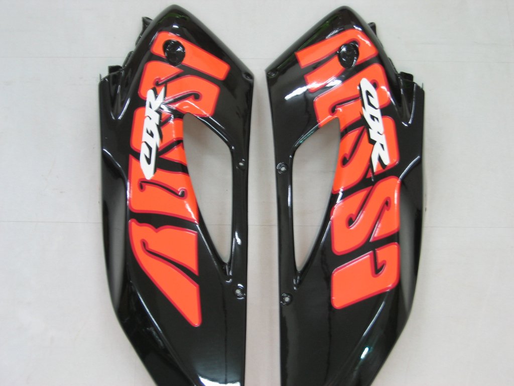 Amotopart rivestimento Honda CBR1000RR 2004-2005 Valentino Rossi Racing Black Orange Spostament Kit