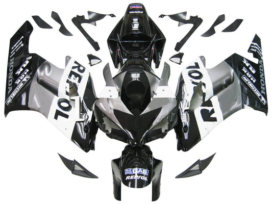 Amotopart rivestimento Honda CBR1000RR 2004-2005 Defection Repsol Racing Black Careing Kit