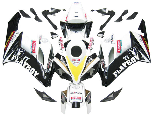 Carene 2004-2005 Honda CBR 1000 RR Nero Bianco Playboy Racing Generico