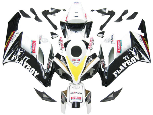 Carene 2004-2005 Honda CBR 1000 RR Nero Bianco Playboy Generico