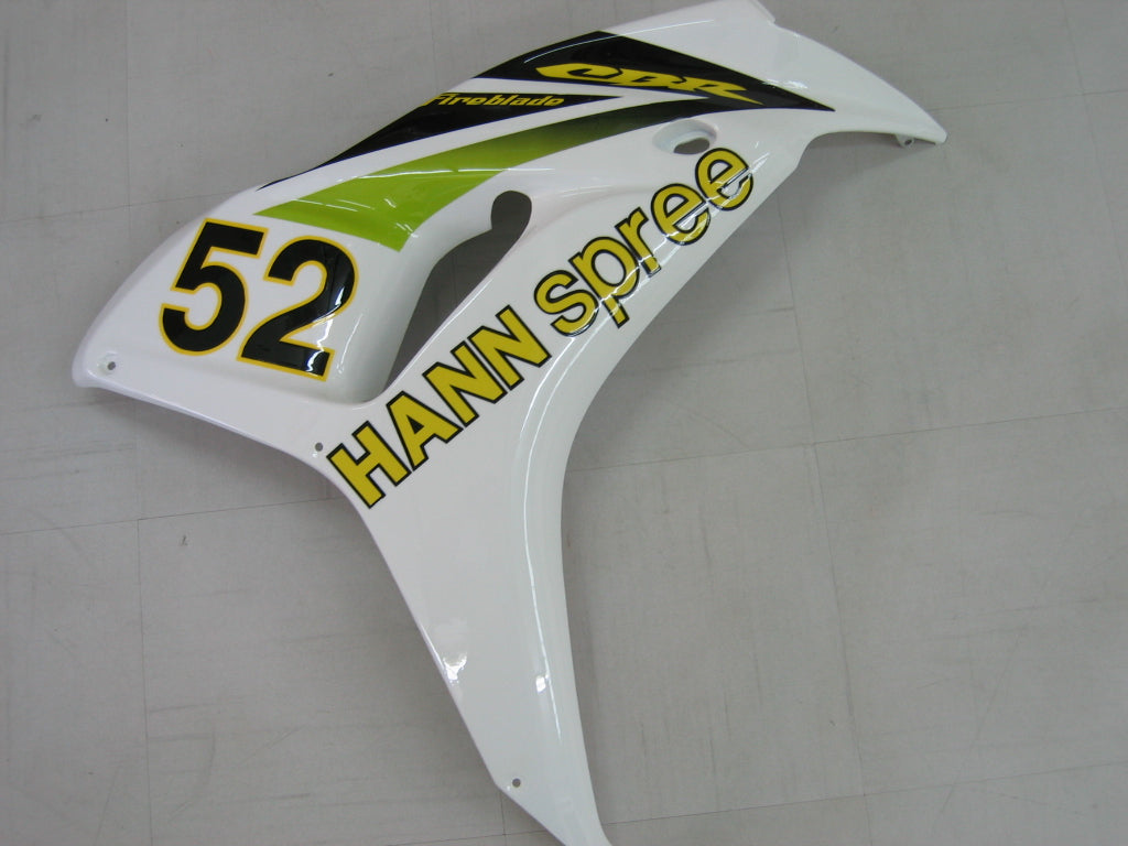 Carene 2006-2007 Honda CBR 1000 RR Bianco No.52 Hannspree Racing Generico