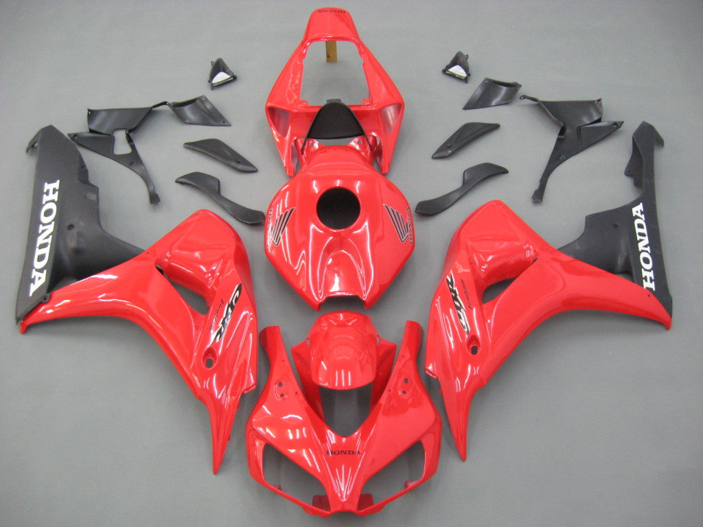 Amotopart 2006-2007 Honda CBR1000 Cladding Red & Balck Kit