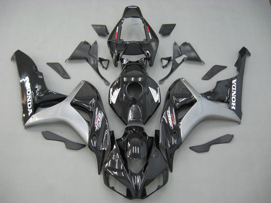 Amotopart 2006-2007 Honda CBR1000 Cladding Black & Grey Kit