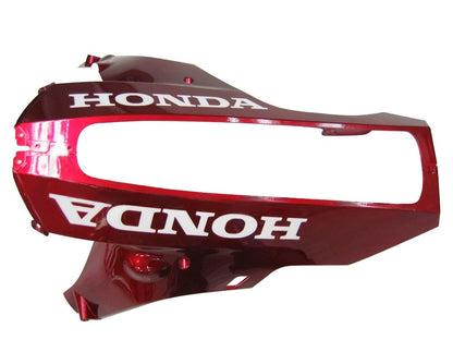 Amotopart Cladding Honda CBR1000RR 2006-2007 Clearing White & Cherry Red Honda Racing Kit