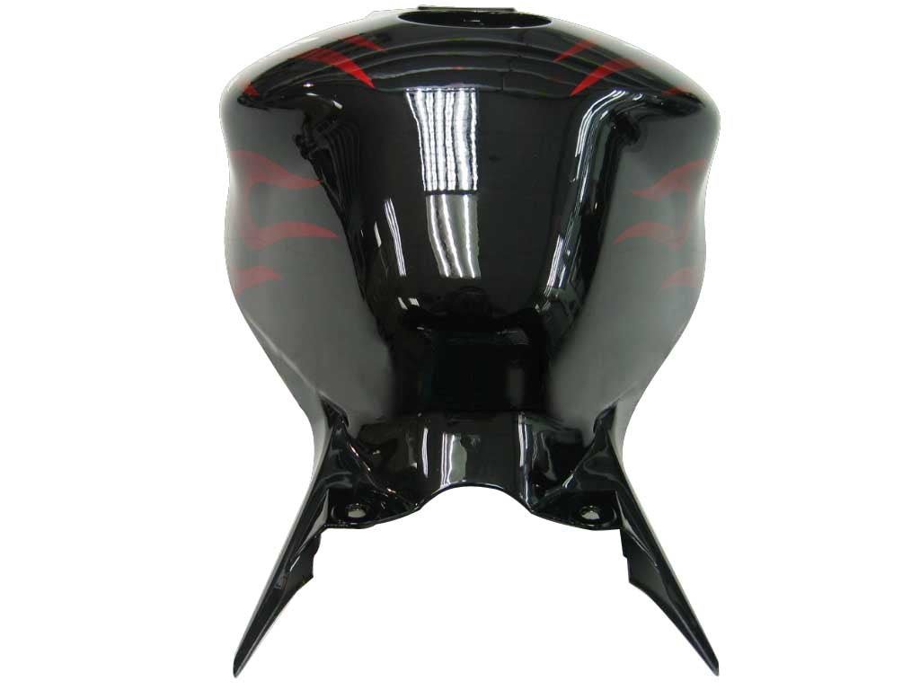 Carene 2006-2007 Honda CBR 1000 RR Black &amp; Red Flame Racing Generico