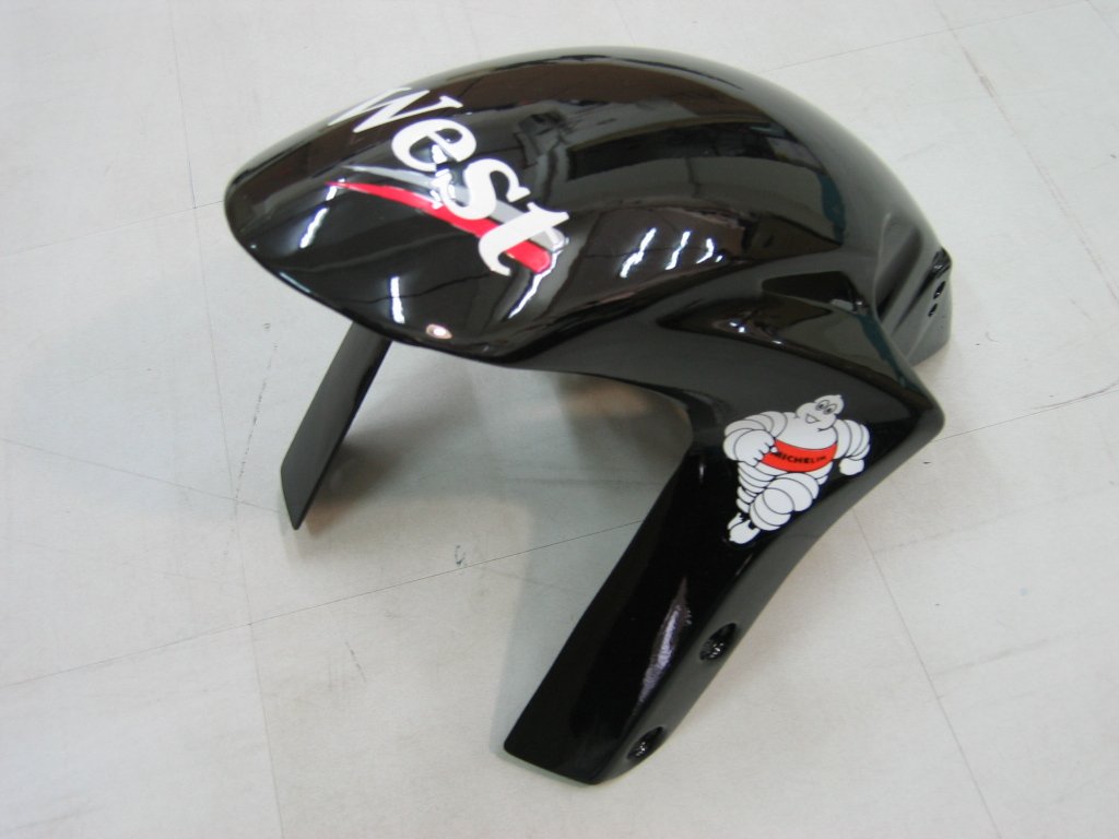 Amotopart rivestimento Honda CBR1000RR 2006-2007 Verupril West Racing Black Desolate Kit