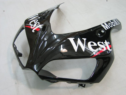 Amotopart rivestimento Honda CBR1000RR 2006-2007 Verupril West Racing Black Desolate Kit