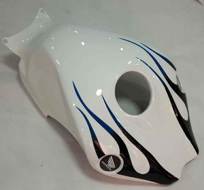 Carene 2008-2011 Honda CBR 1000 RR White &amp; Blue Black Flame Racing Generico