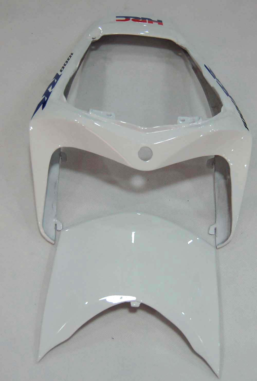 Carene 2008-2011 Honda CBR 1000 RR White &amp; Blue Black Flame Racing Generico