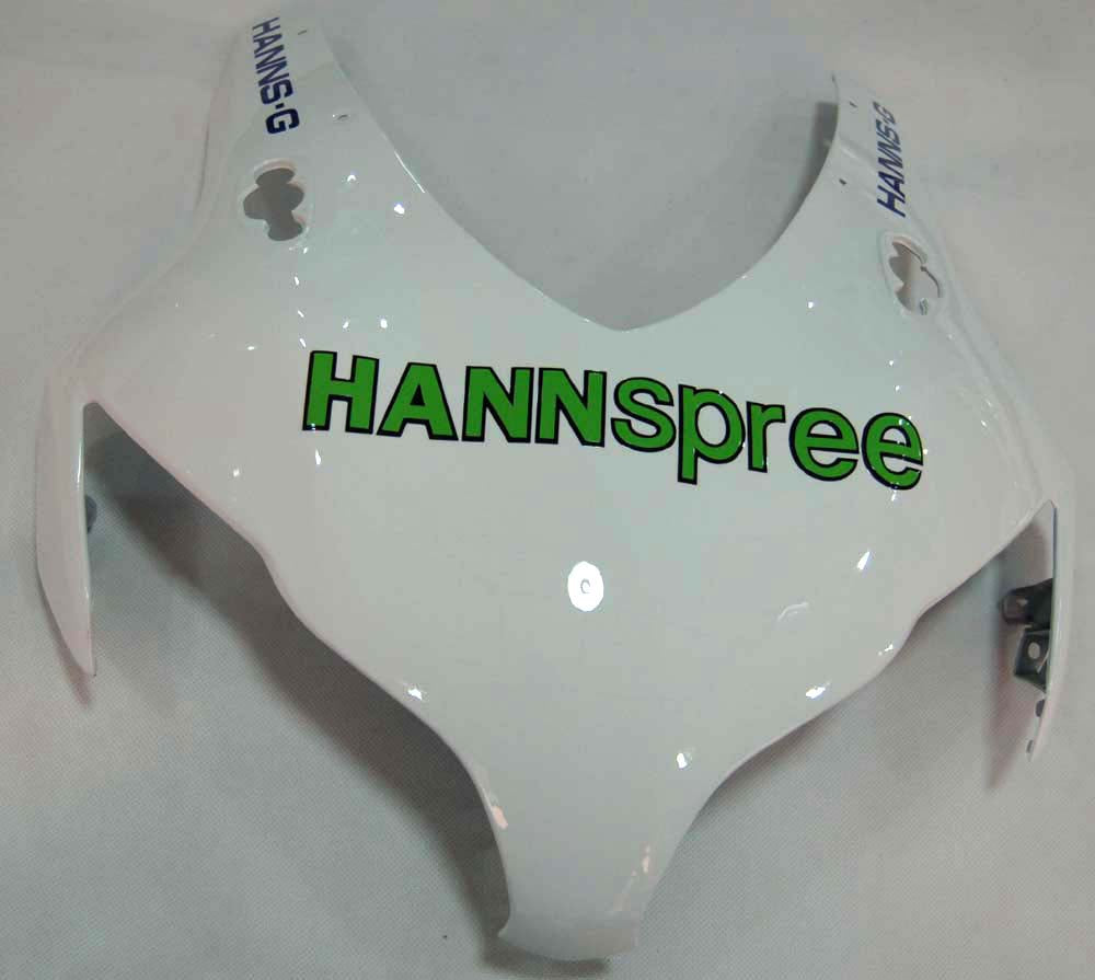 Carene 2008-2011 Honda CBR 1000 RR Bianco Verde Hannspree Racing Generico