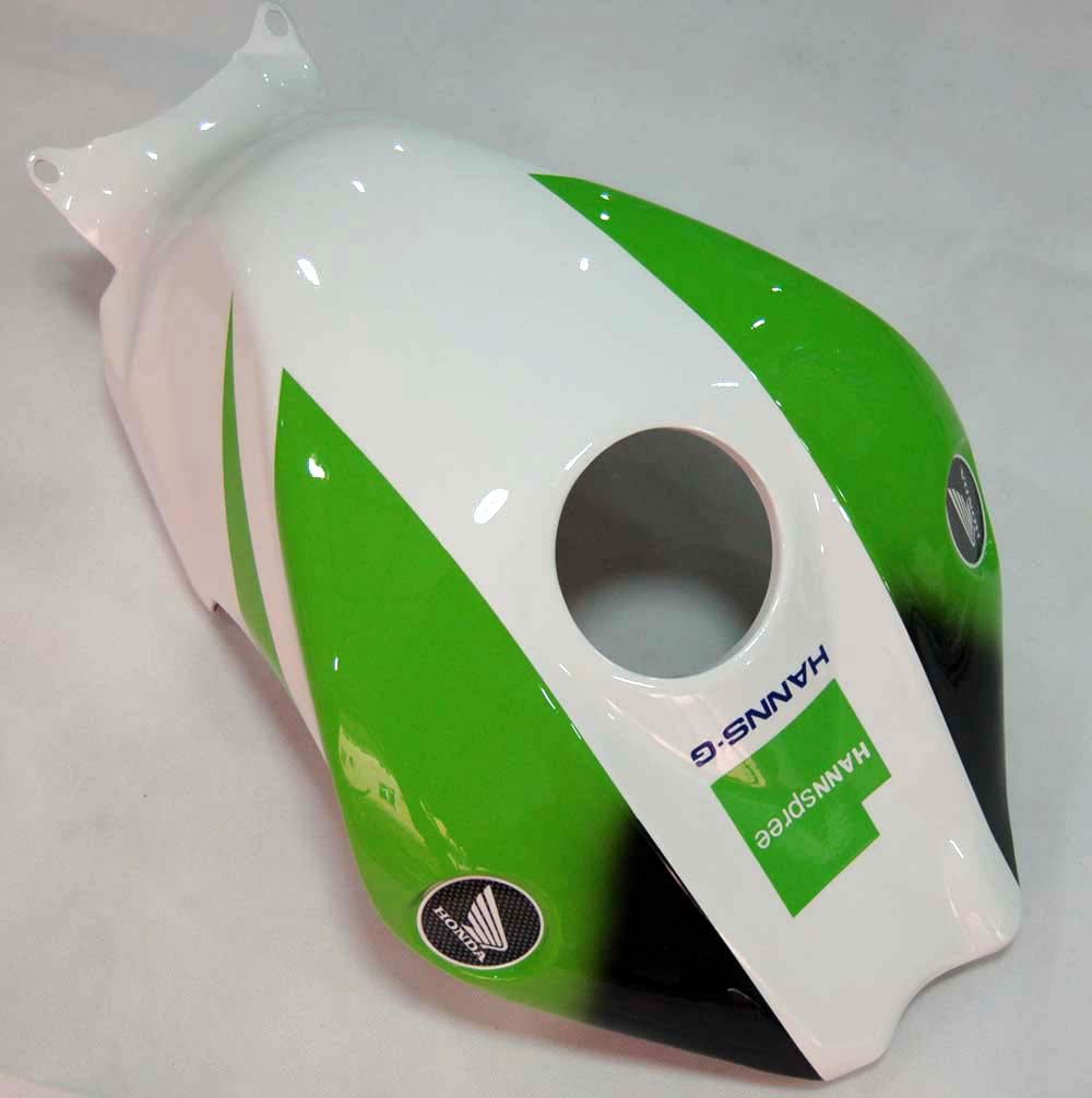 Carene 2008-2011 Honda CBR 1000 RR Bianco Verde Hannspree Racing Generico