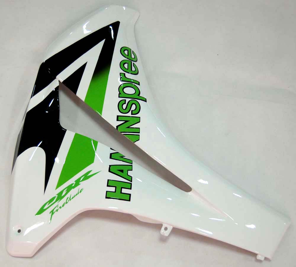 Carene 2008-2011 Honda CBR 1000 RR Bianco Verde Hannspree Racing Generico