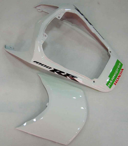 Carene 2008-2011 Honda CBR 1000 RR Bianco Verde Hannspree Racing Generico