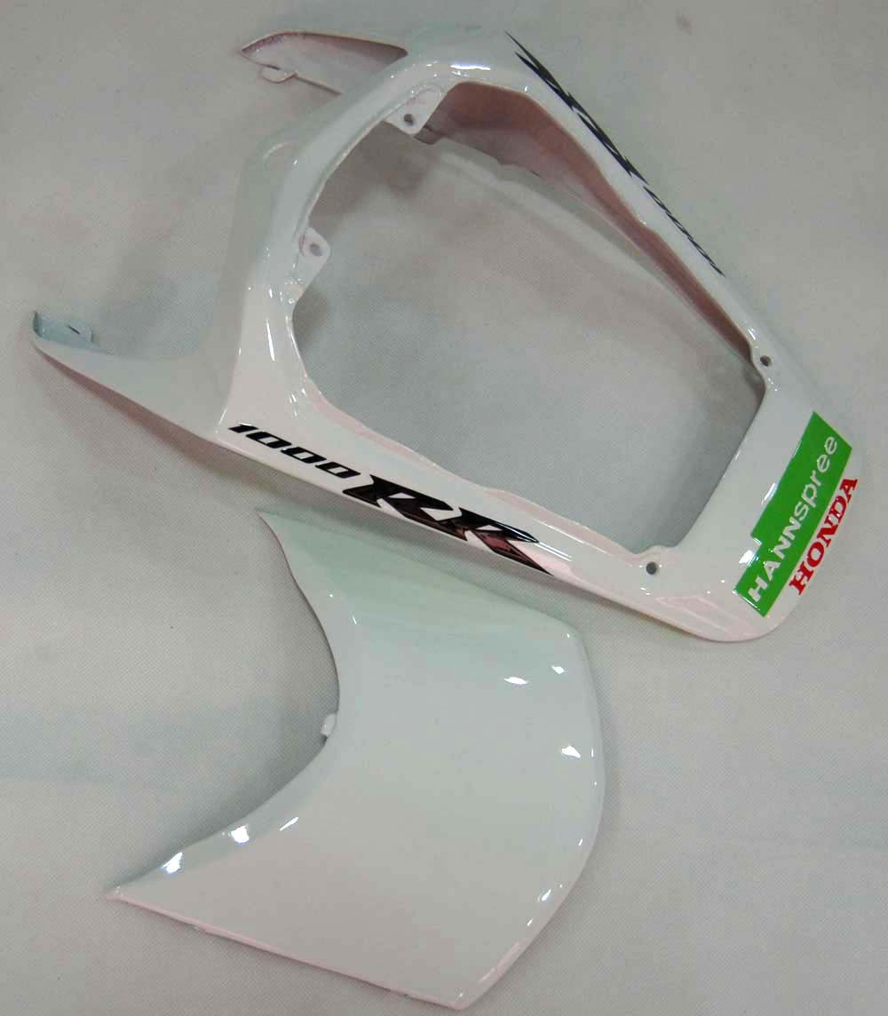 Carene 2008-2011 Honda CBR 1000 RR Bianco Verde Hannspree Generic