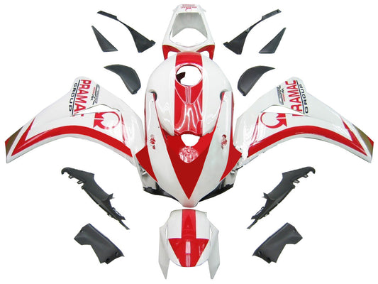 Carene 2008-2011 Honda CBR 1000 RR Bianco &amp; Rosso Pramac Racing Generic