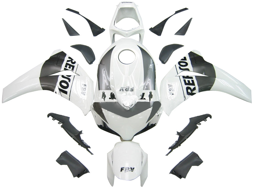 Carene 2008-2011 Honda CBR 1000 RR Bianco &amp; Argento Repsol Racing Generic