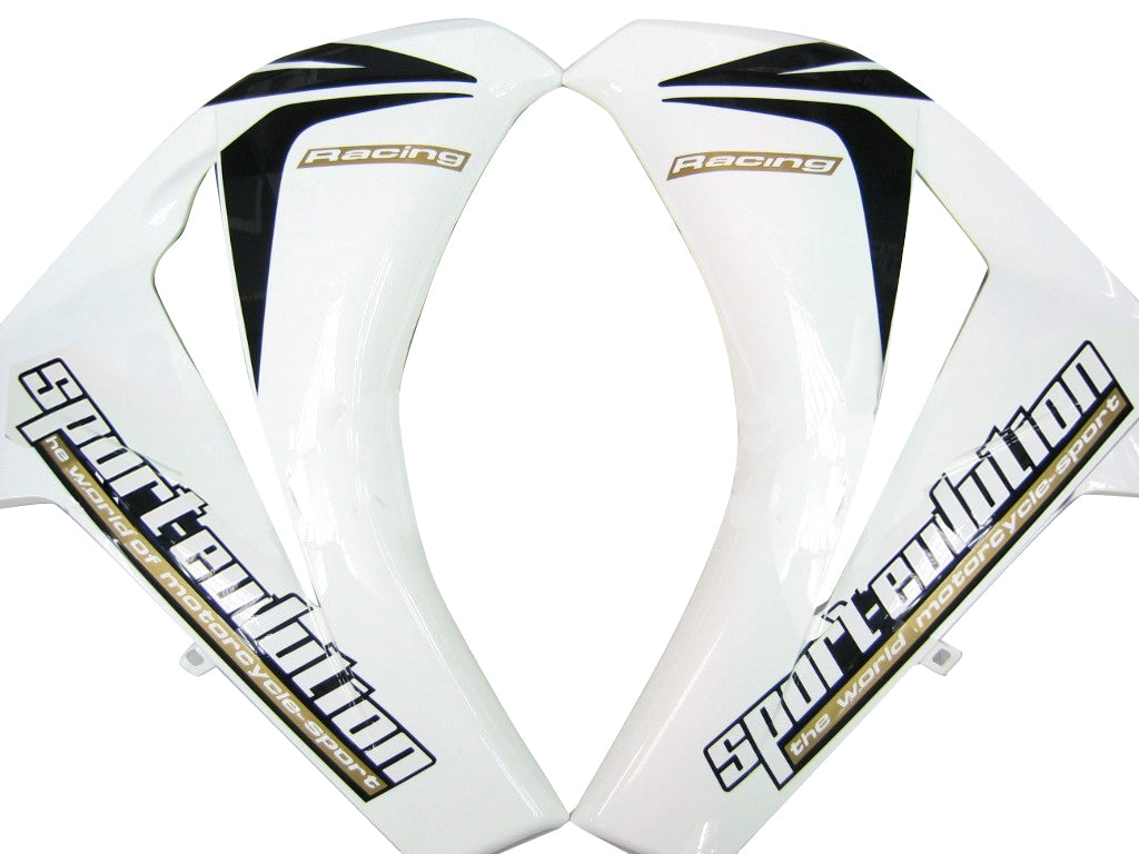 Carene 2008-2011 Honda CBR 1000 RR White &amp; Gold Sport-Evo Racing Generic