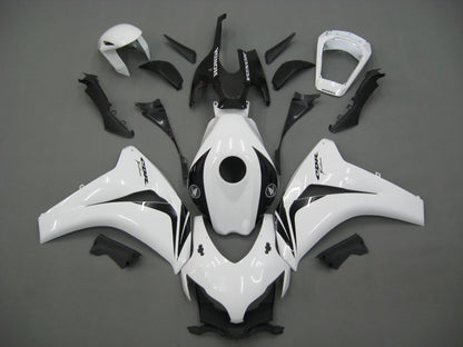 Carene 2008-2011 Honda CBR1000 RR Bianco &amp; Nero CBR Racing Generico