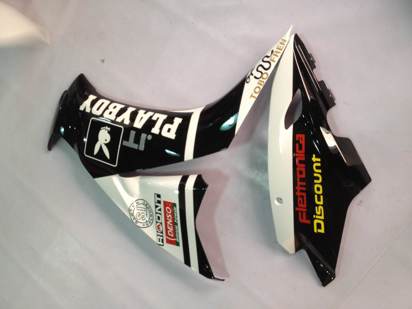 Carene 2012-2016 Honda CBR1000RR Playboy Bianco Nero Racing Generico