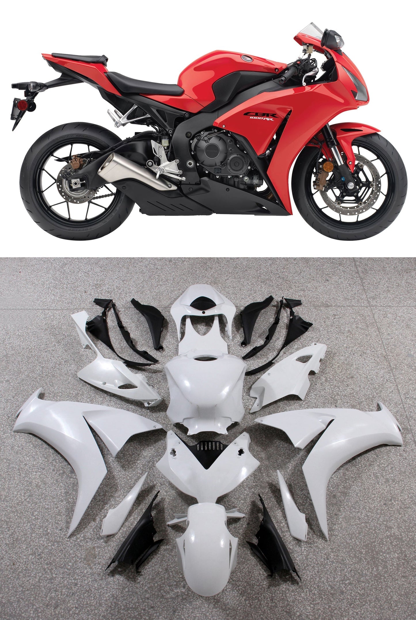 Carene 2012-2016 Honda CBR1000RR Rosso CBR Generico