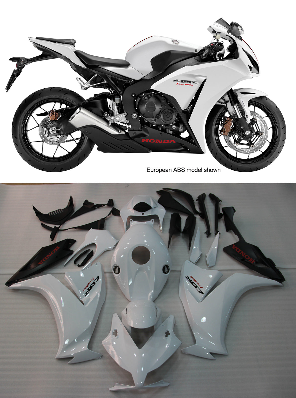 Generic Fit For Honda CBR1000RR (2012-2016) Bodywork Fairing ABS Injection Molded Plastics Set 8 Style