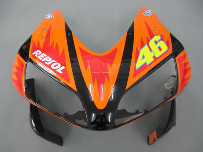 Carene 2003-2004 Honda CBR 600 RR Giallo Nero Valentino Rossi Repsol Moto Generic