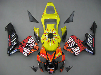 Carene 2003-2004 Honda CBR 600 RR Giallo Nero Valentino Rossi Repsol Moto Generic